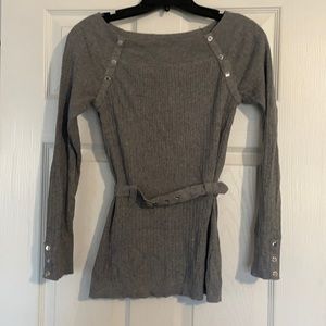 White House Black Market gray sweater